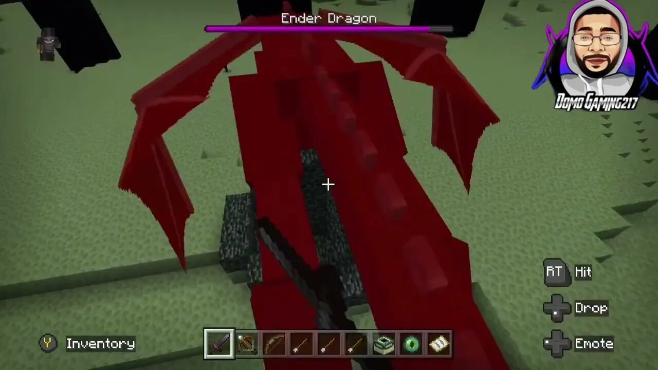 Ender Dragon fight plus portal making