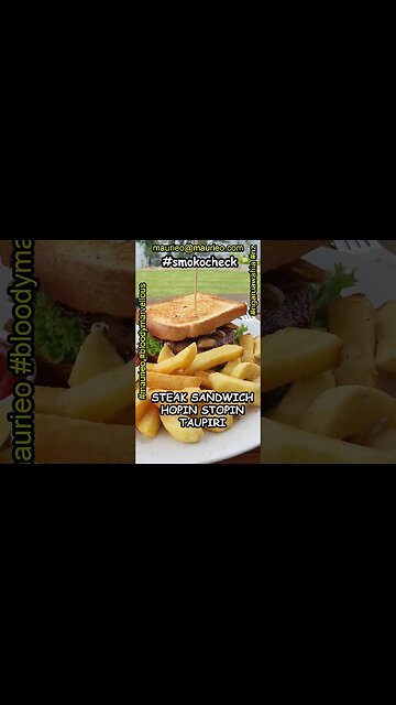 #maurieo #short HOPIN STOPIN TAUPIRI STEAK SANDWICH