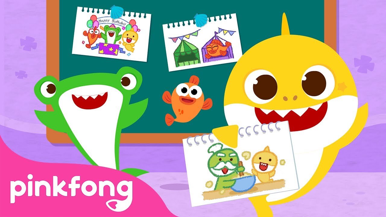 How was your Weekend- - Baby Shark's Day at School - Pinkfong Official