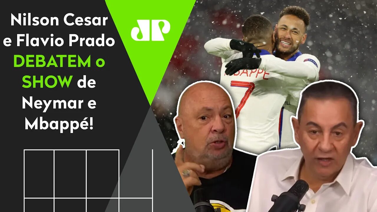 "Cara, o NEYMAR contra o Bayern foi..." Nilson Cesar e Flavio Prado DEBATEM 3 a 2 do PSG!