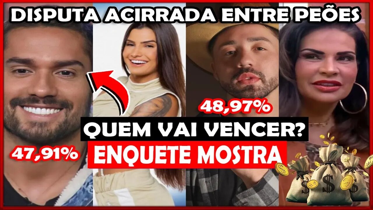 ENQUETE FINALISTAS MOSTRA QUEM VAI VENCER!! RICO, SOLANGE, BIL E MARINA R$ 1,5 MILHÃO A FAZENDA 2021