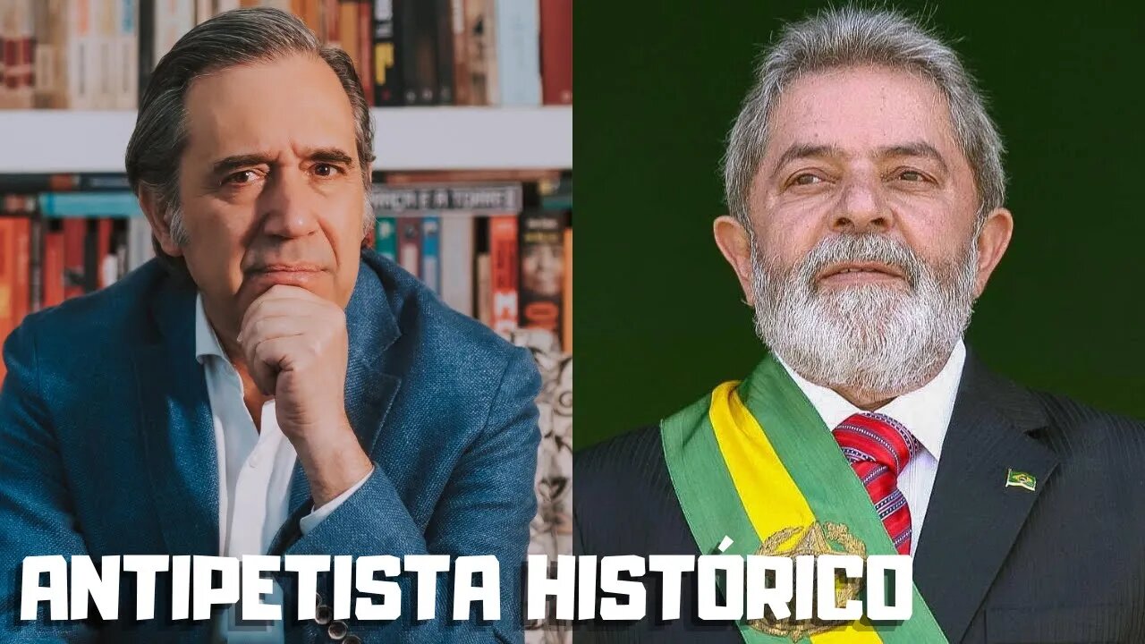 ANTIPETISTA HISTÓRICO DECLARA APOIO A LULA E DETONA BOLSONARO