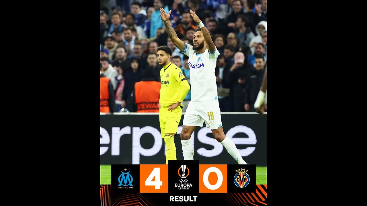 Marseille ( 4 ) Vs Villarreal ( 0 ) - All Goals & Highlights - Europa League - 2024