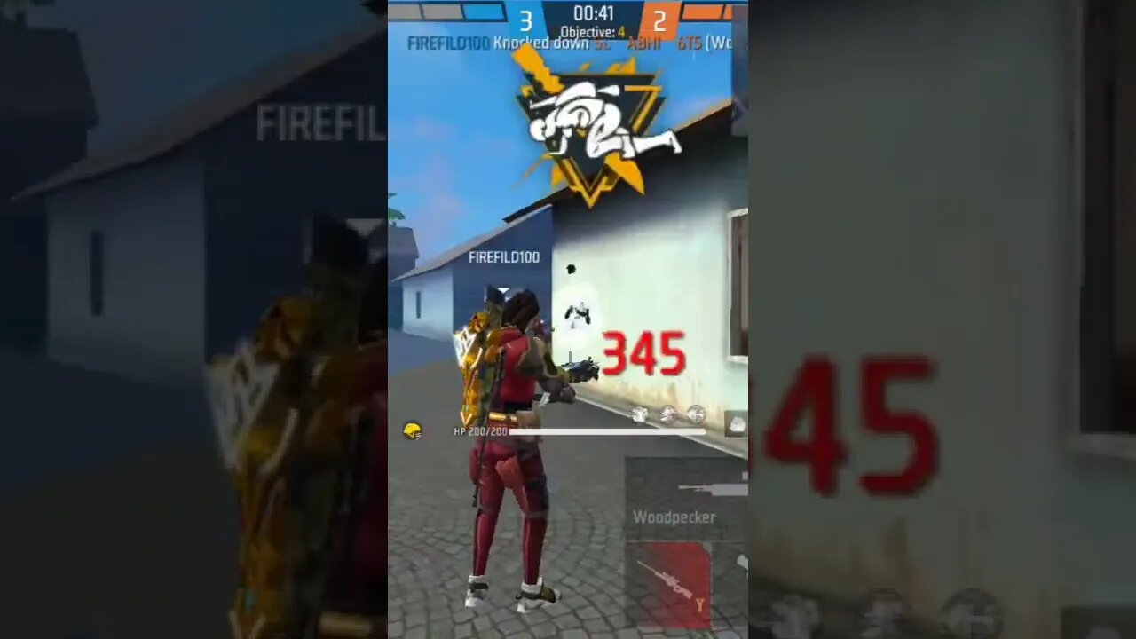 ৩৪৫ হেডটা কেমন লাগলো ভাইজান।#shorts #firefild100