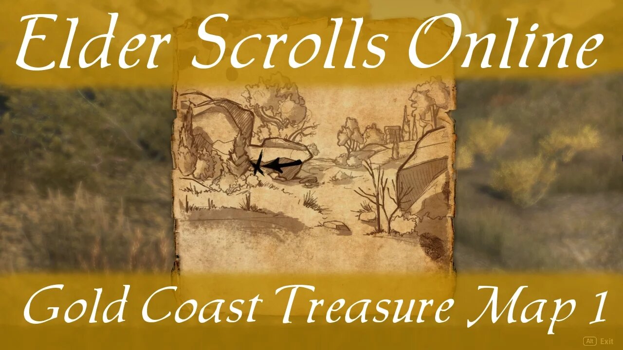 Gold Coast Treasure Map 1 [Elder Scrolls Online] ESO