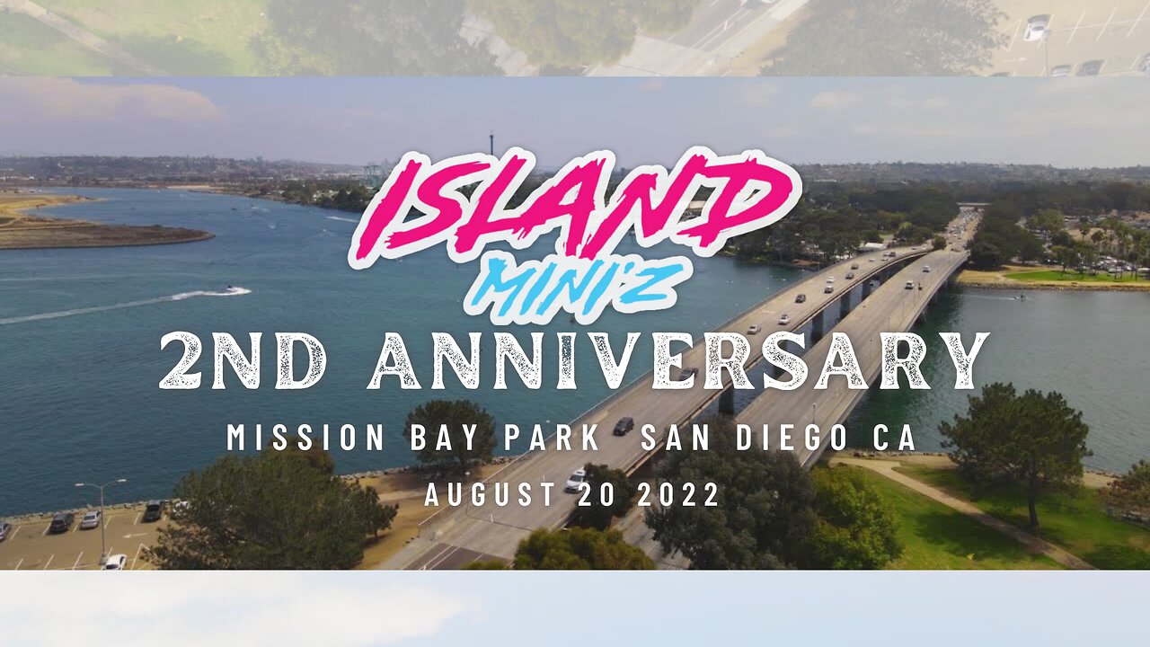 Island Mini'z 2nd Anniversary | Mini Trucks Event San Diego Drone Footage