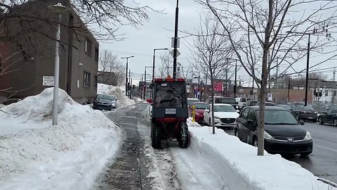 Mini Tractor Street Snow Removal