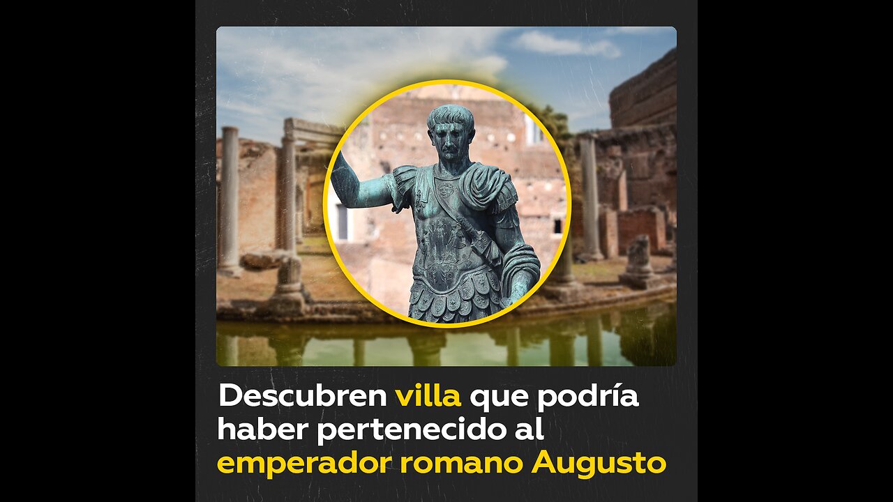 Hallan en Italia supuesta villa del emperador romano Augusto