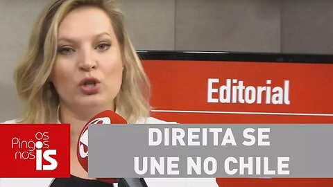 Joice: Direita se une no Chile e vence; aprende, Brasil!