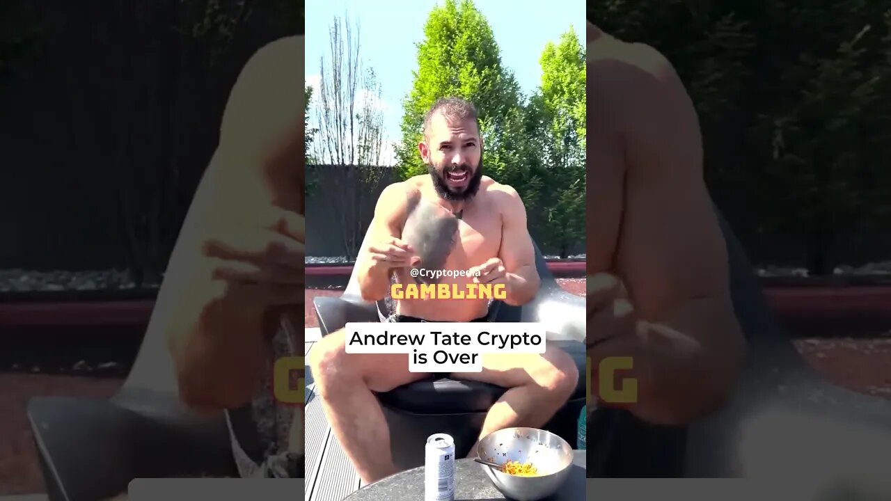 Andrew Tate Crypto is Over #andrewtate #andrew #crypto #topg #tatespeech #shorts #memecoins