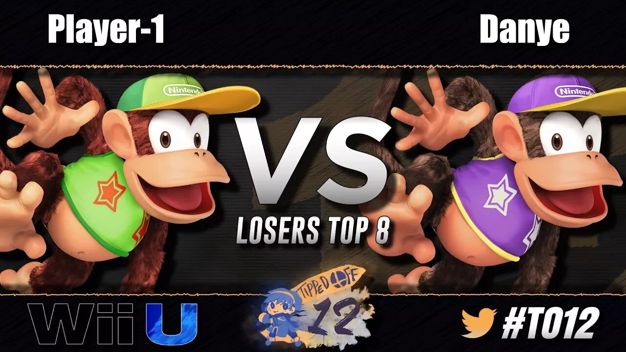 Player-1 (Green) vs Kuma Danye (Purple) - Wii U Losers Top 8 - Tipped Off 12