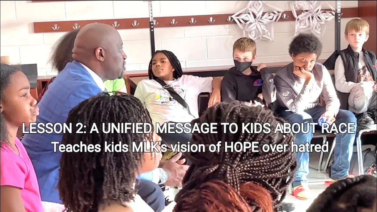 A UNIFIED MESSAGE TO KIDS ABOUT RACE | YG Nyghtstorm BEAUTIFUL AMERICA School Tour Lesson 2