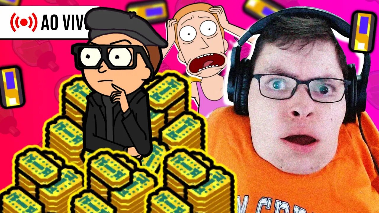 FARMANDO MORTYS BRILHANTES (SHINYS) na VAN da SUMMER no Pocket Mortys Multiplayer ?!