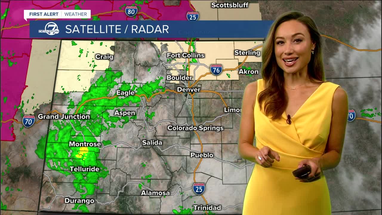 Cooler, wetter weather for Colorado Saturday