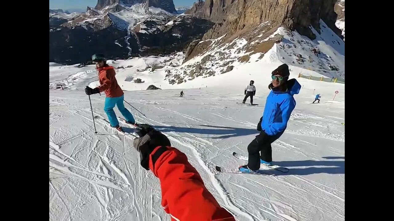 Sella Ronda Skiing Italy