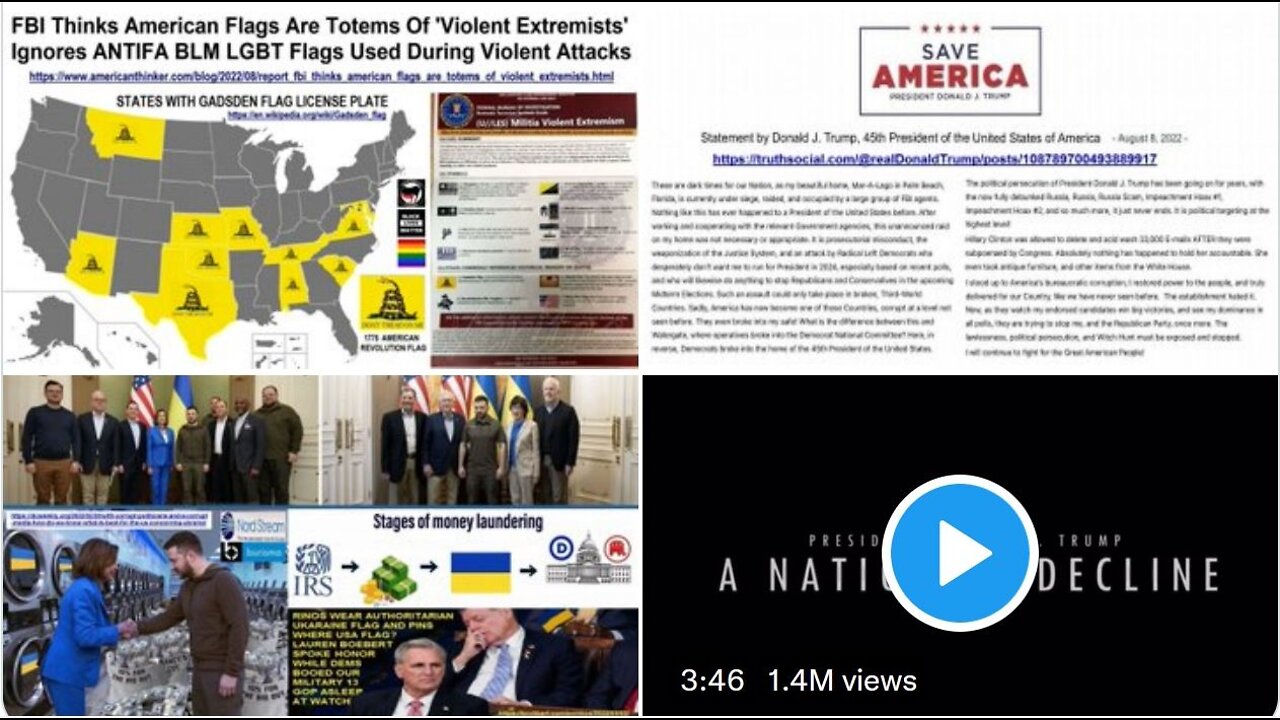 President 45 Trump Statement Truth Social 08-09-2022