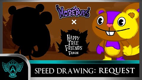 Speed Drawing Request: Happy Tree Friends Fanon - Brownie | Mobebuds Style (Reddma91)