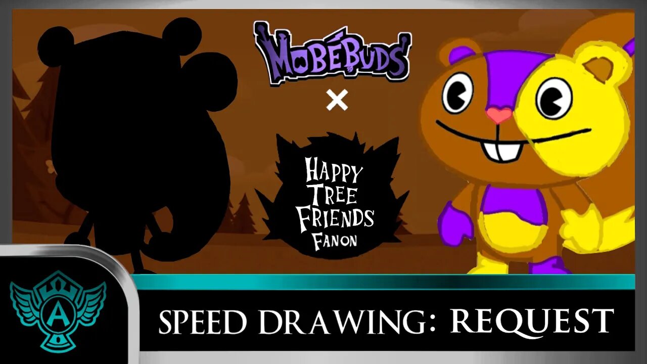 Speed Drawing Request: Happy Tree Friends Fanon - Brownie | Mobebuds Style (Reddma91)