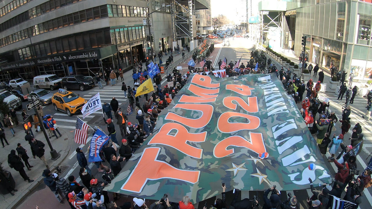 Operation Flag Drop: Trump 2024 rally