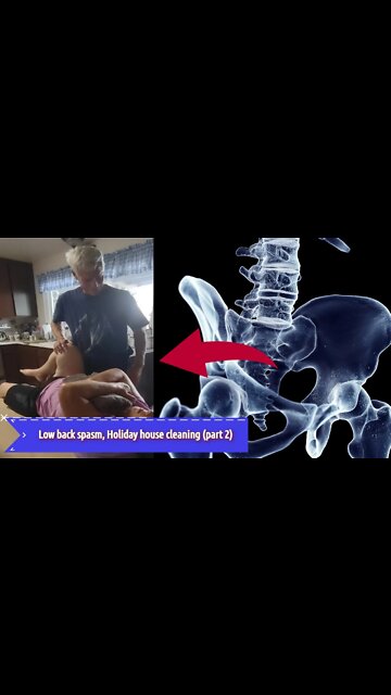 Low back spasm, Holiday house cleaning (part 2)