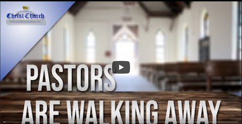 Pastors are walking away