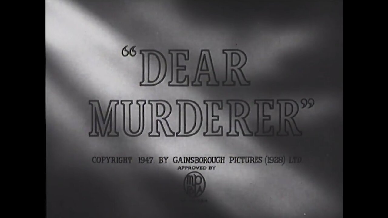 Dear Murderer (1957)