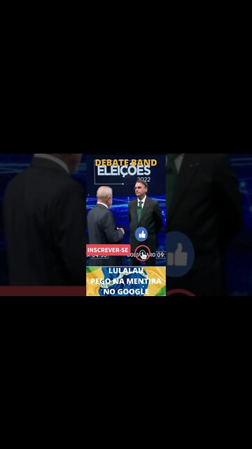 DEBATE BAND - LULALAU MENTIROSO É SÓ PESQUISAR AI NO GOOGLE.#shorts