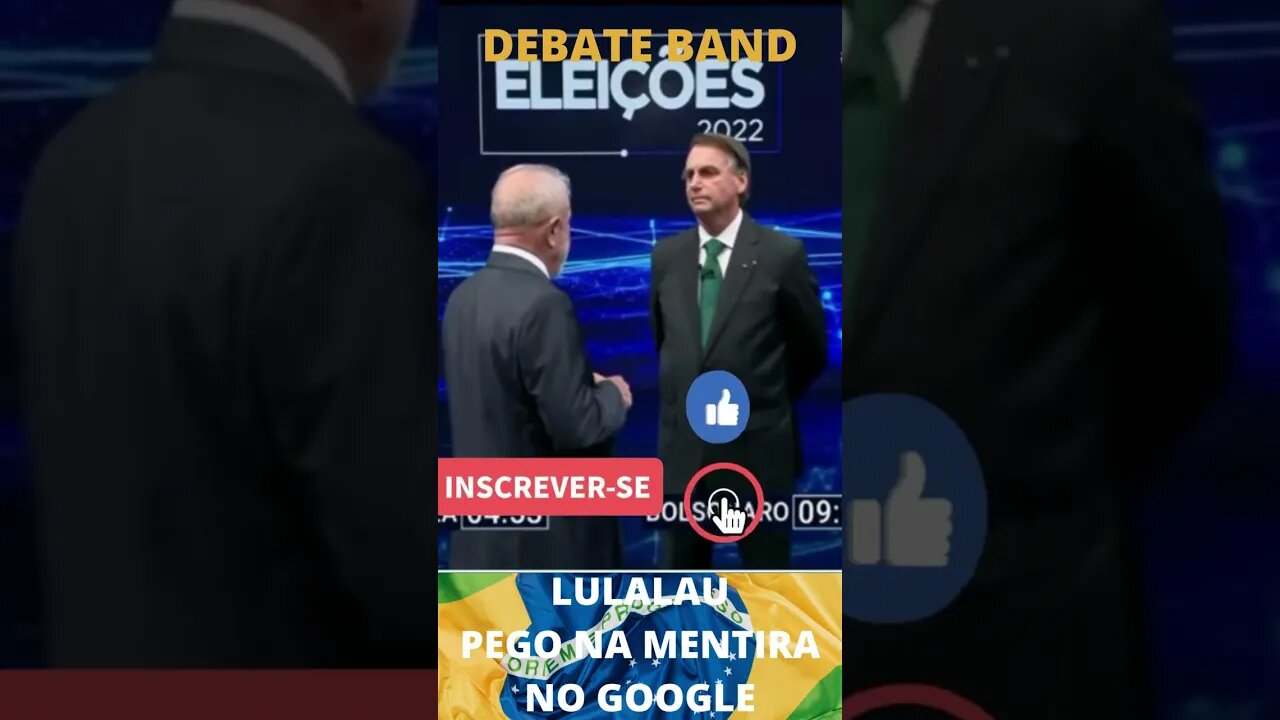 DEBATE BAND - LULALAU MENTIROSO É SÓ PESQUISAR AI NO GOOGLE.#shorts