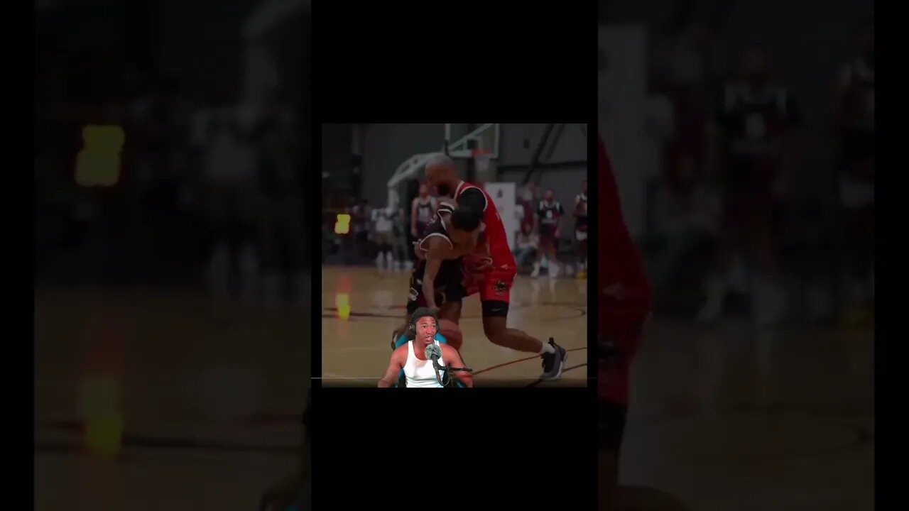 Bro was NOT having Julian Newman’s antics 😭 #basketball #hoops