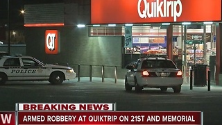 Police investigate overnight Quiktrip armed robbery