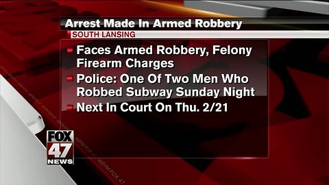 UPDATE: One suspect arrested in Subway robbery