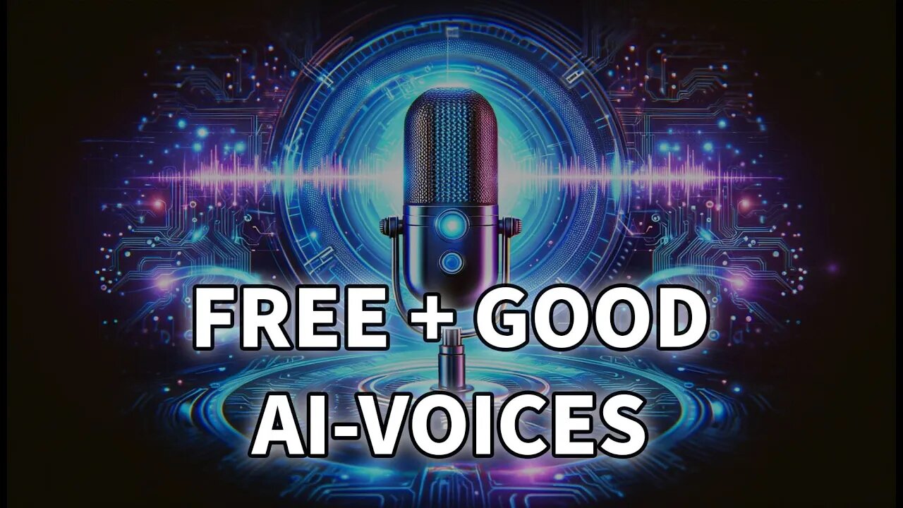 Realistic AI-VOICES for different Languages for FREE