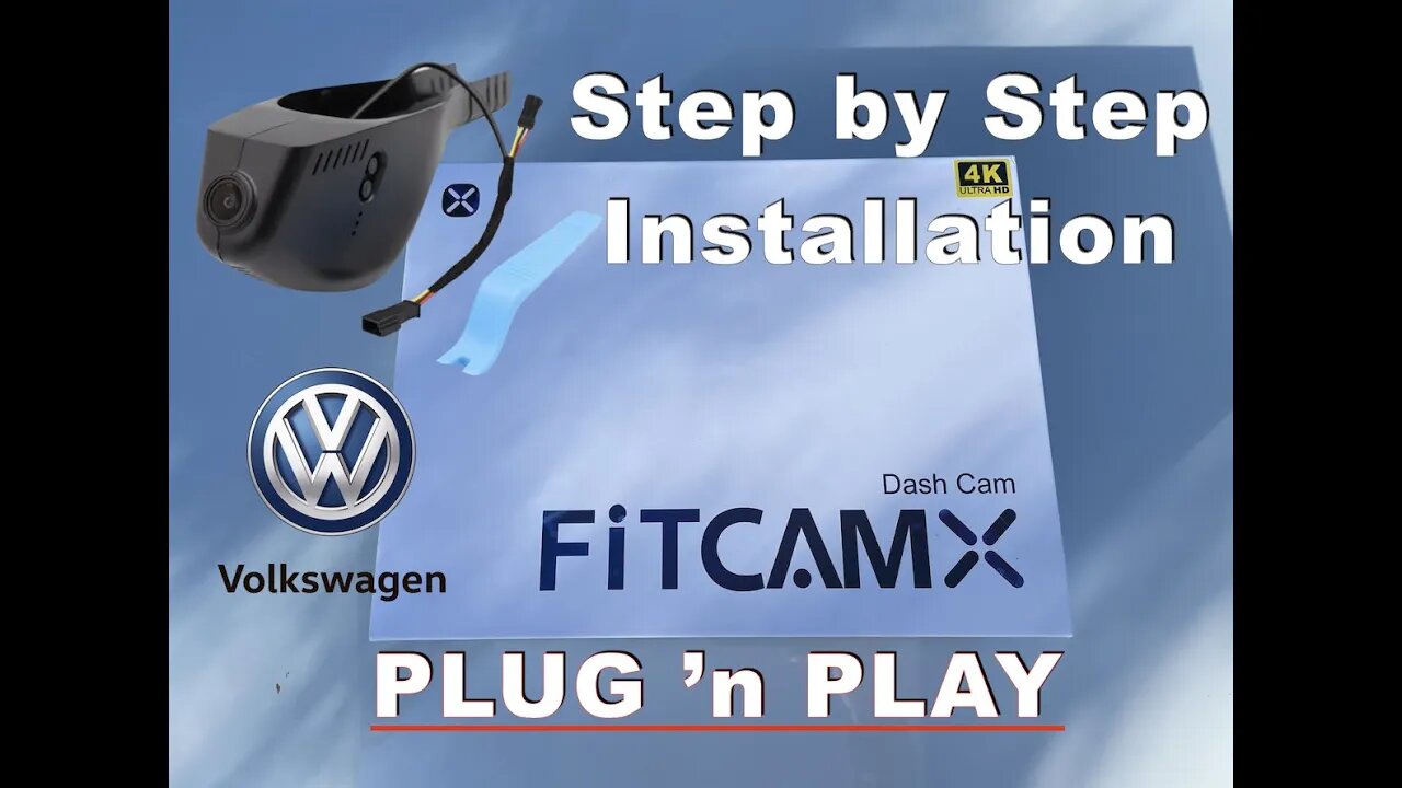 FiTCAMX Step by step installation guide VW Jetta - Integrated dash camera Plug n Play