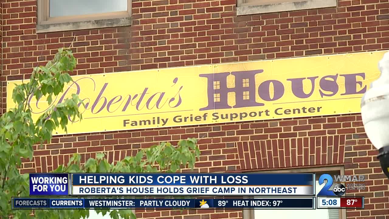 Grief camp helps kids cope with loss