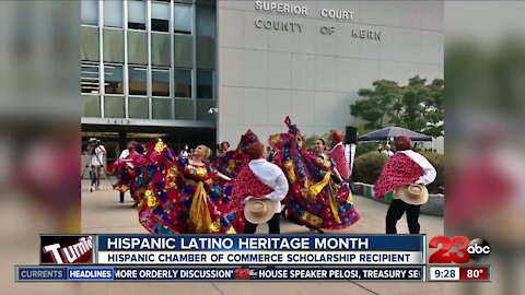 Hispanic Chamber of Commerce scholarship recipient and Mother reflect on what their culture means to them