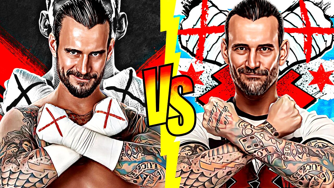 WWE CM Punk VS AEW CM Punk