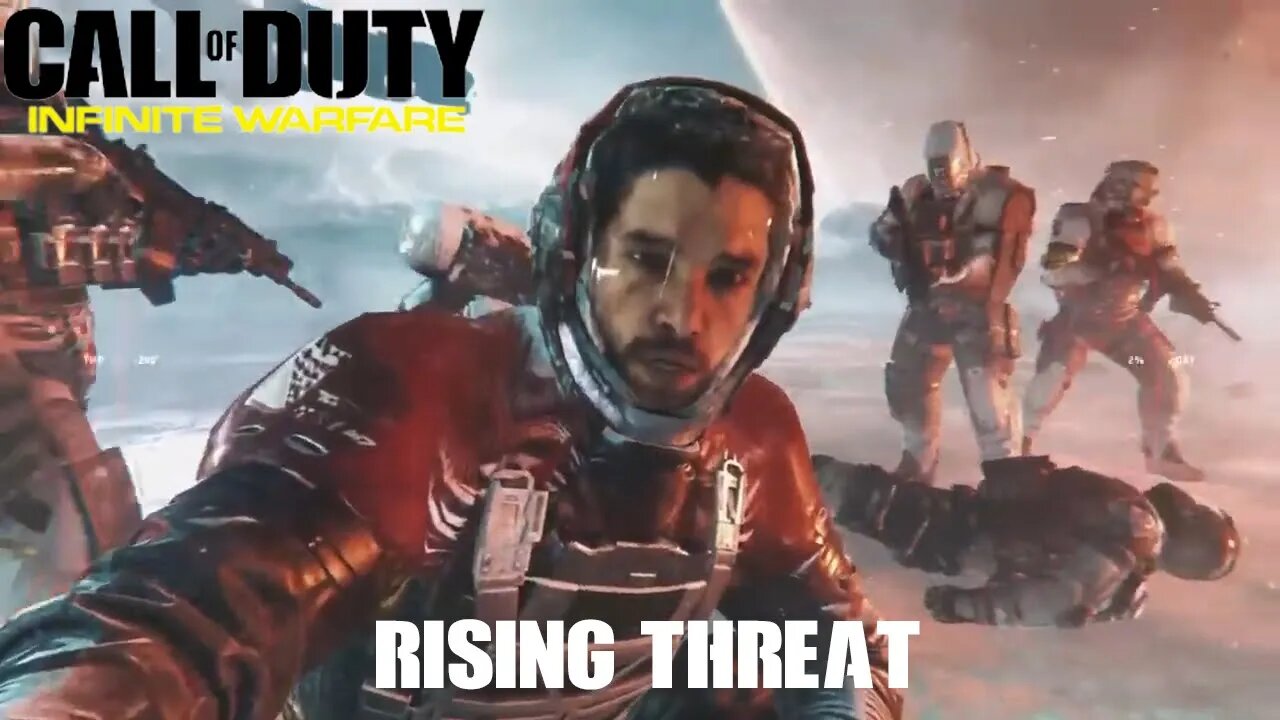 Call of Duty Infinite Warfare Rising Threat campaign mission gameplay.