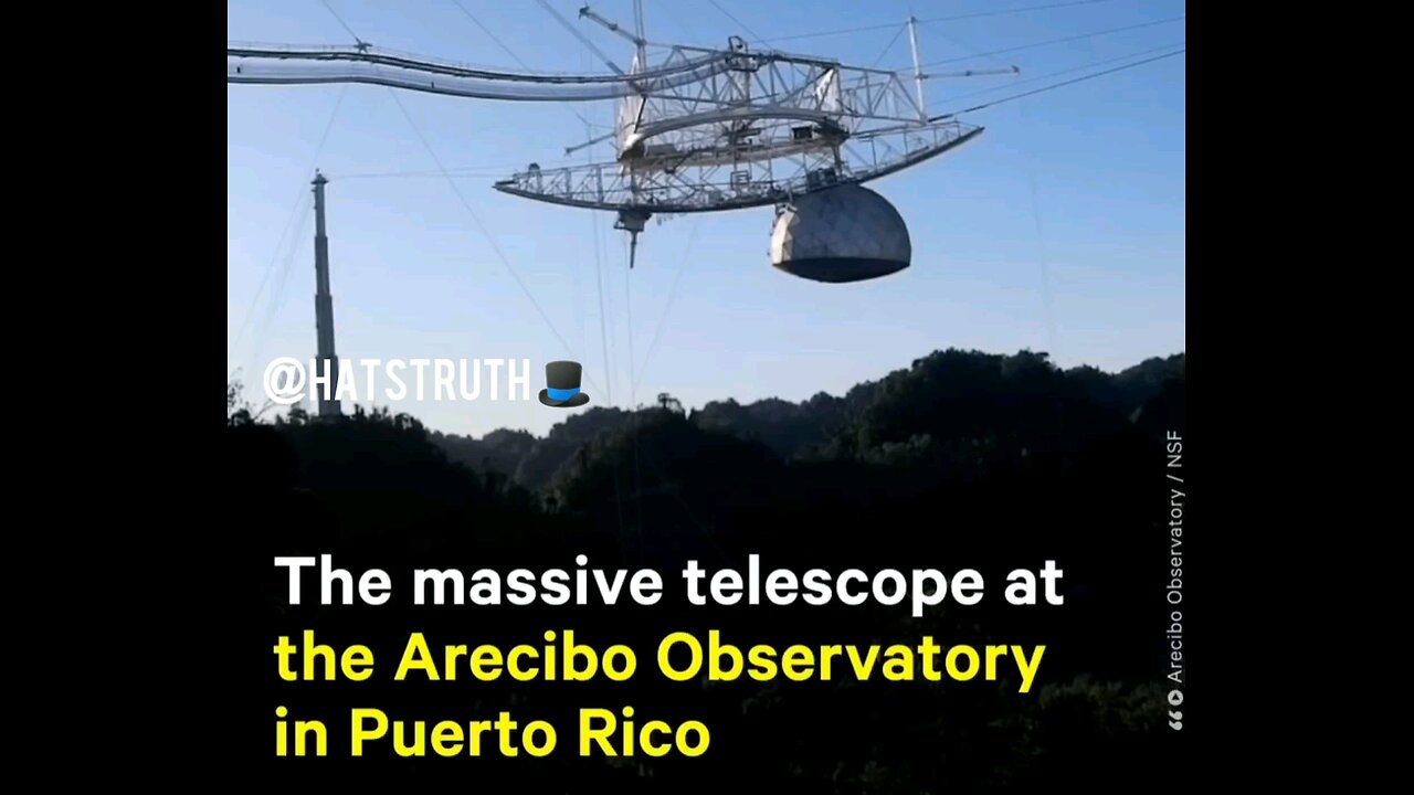 WORLDS LARGEST TELESCOPE IN PUERTO RICO "COLLAPSES" 😷