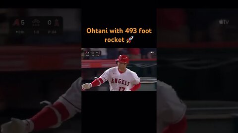 #shoheiohtani with 493 foot #homerun #shorts #baseball 30th homerun of season!