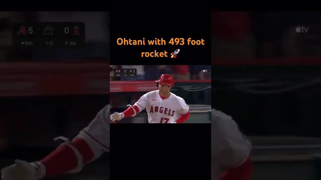 #shoheiohtani with 493 foot #homerun #shorts #baseball 30th homerun of season!