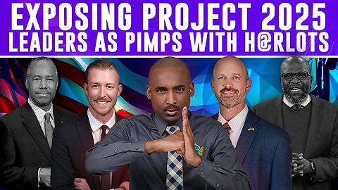 Exposing Project2025 Leaders As Pimps With H@rlots. Ben Carson & Diop Are Pope’s Concubines