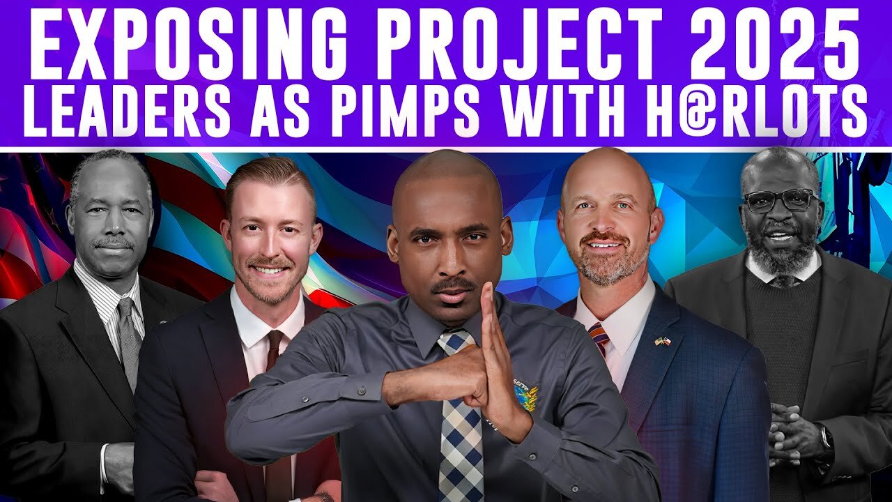 Exposing Project2025 Leaders As Pimps With H@rlots. Ben Carson & Diop Are Pope’s Concubines