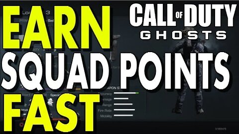 How to Earn Squad Points Faster in Call of Duty: Ghosts (COD Ghosts Quick Squad Points Tips)