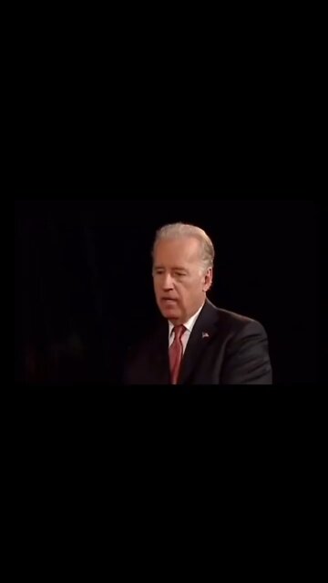 Joe Biden not that long ago.
