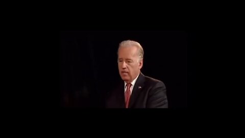 Joe Biden not that long ago.