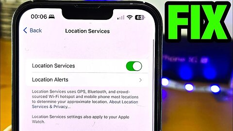 iPhone can't turn on/off location services SOLVED!