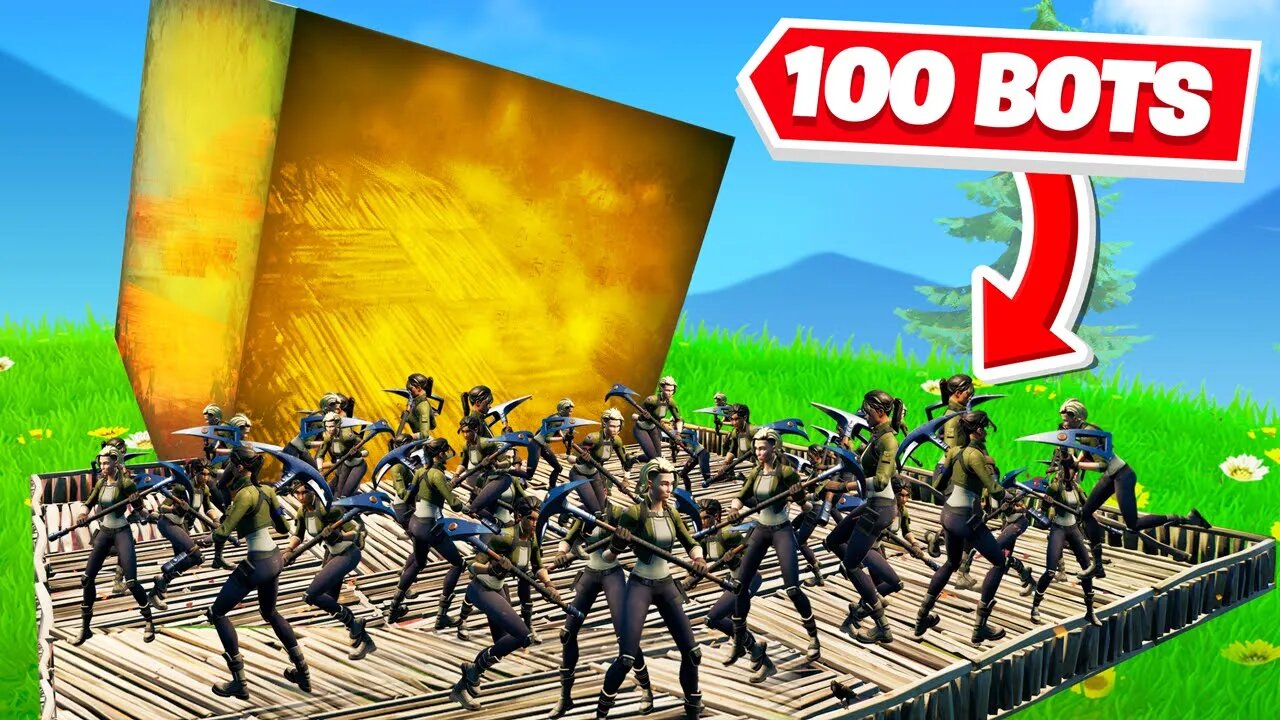 Cube vs 100 Players