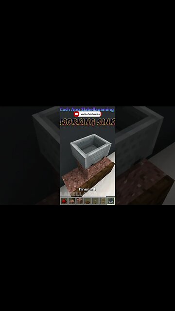 Working Minecart Sink | Minecraft