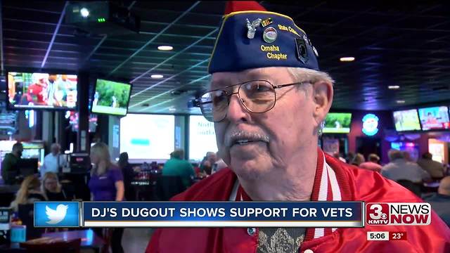 DJ's Dugout shows support for veterans