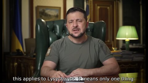 Zelensky says Ukraine will return to Lisichansk